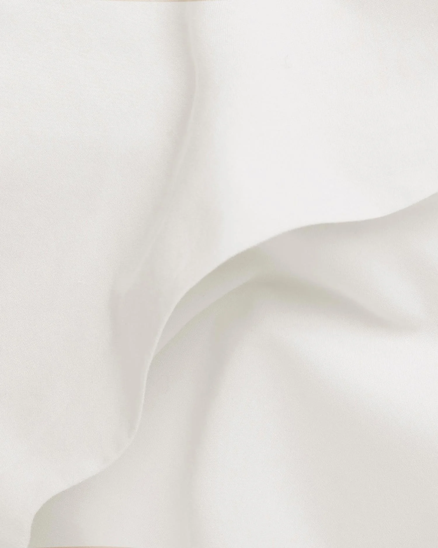 Percale Fabric Swatch (Cream)