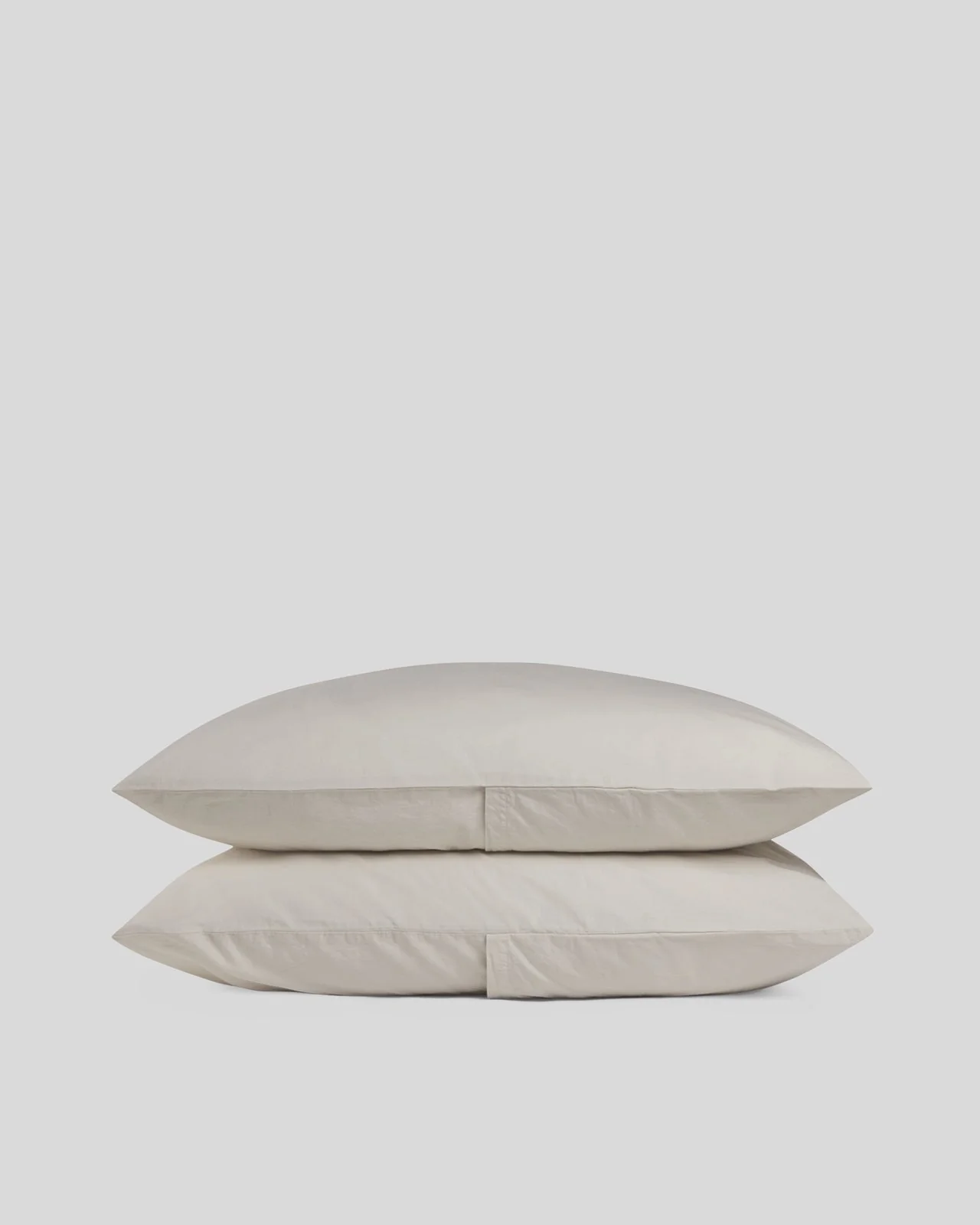 Brushed Cotton Pillowcase Set (Bone)