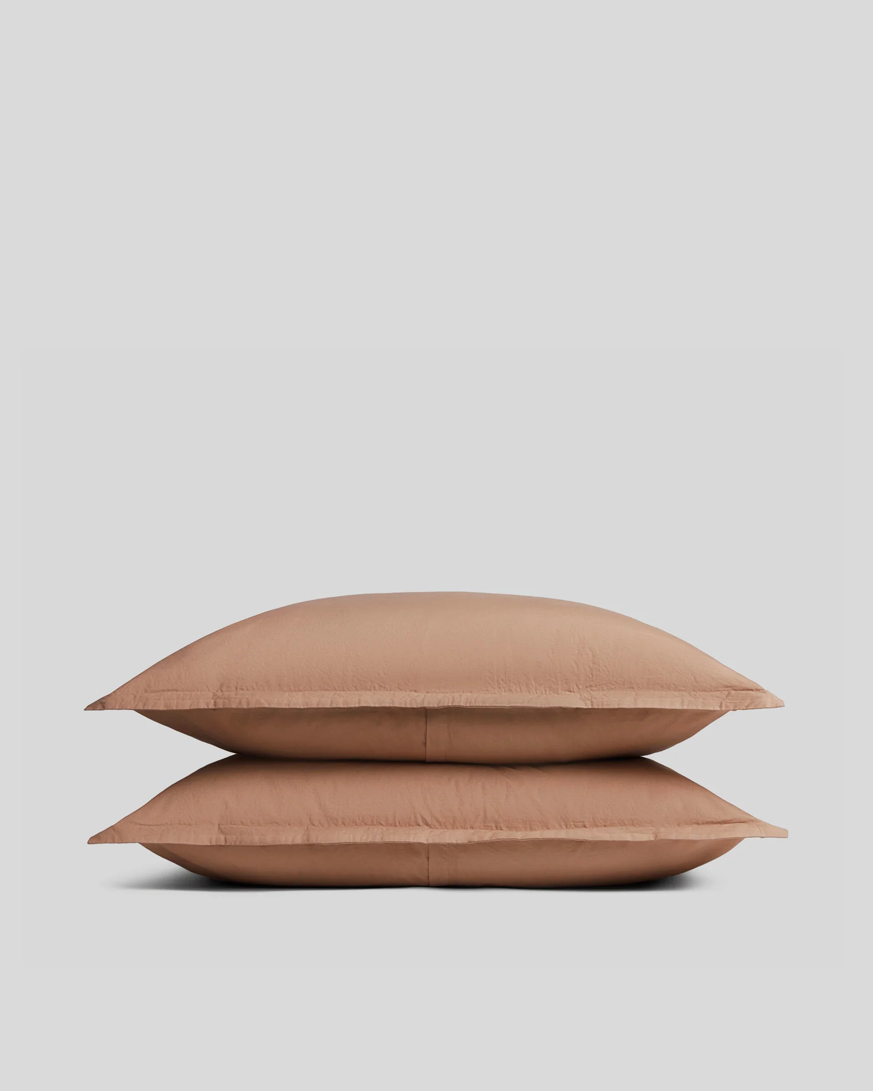 Brushed Cotton Sham Set (Adobe)
