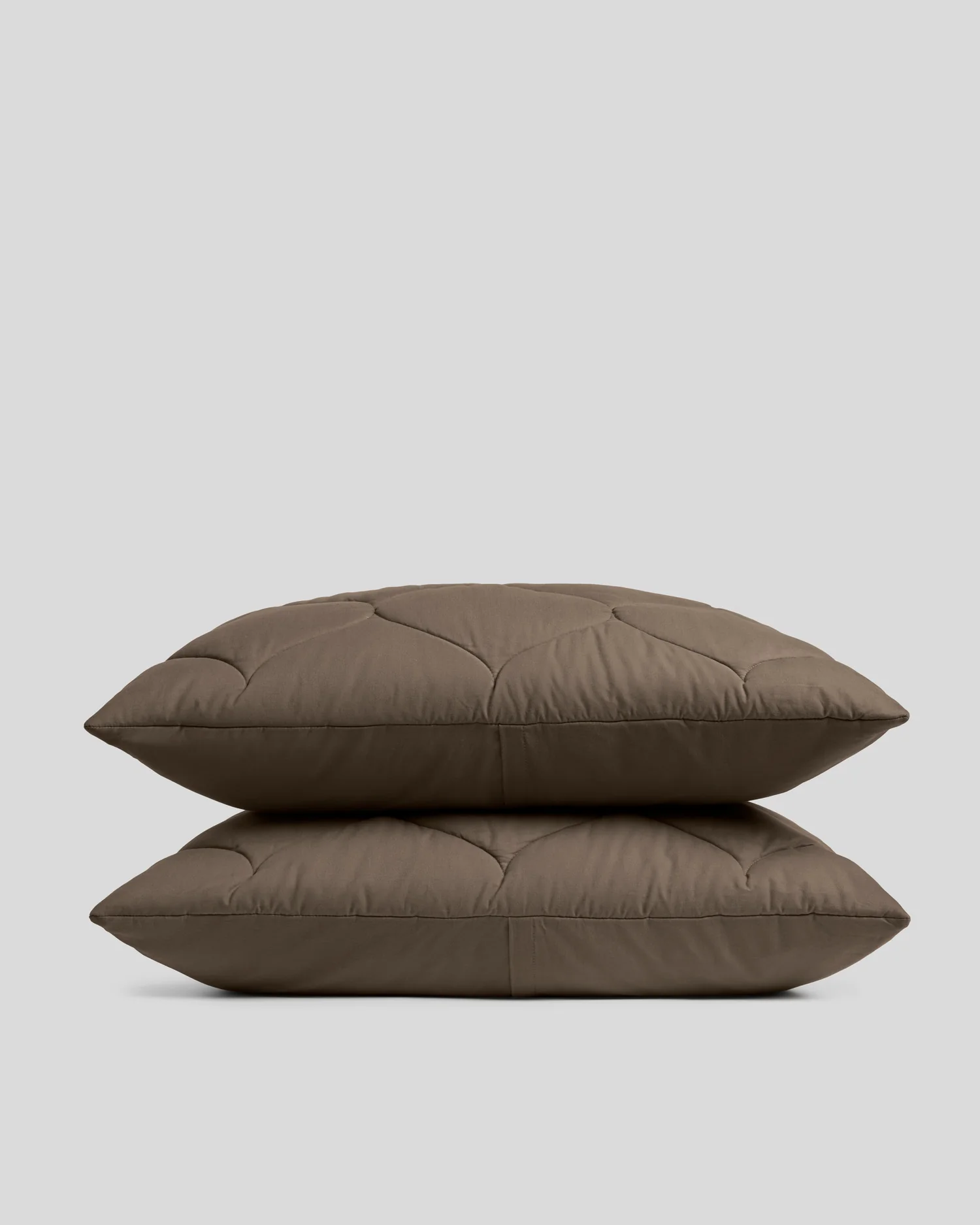 Cotton Drift Sham Set (Warm Grey)
