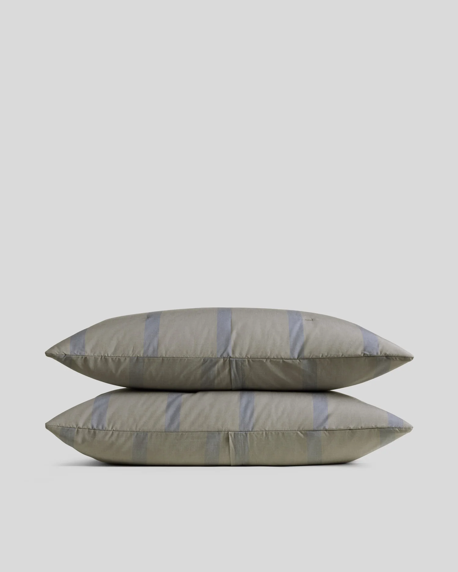 Field Stripe Sham Set (Moss Stripe)