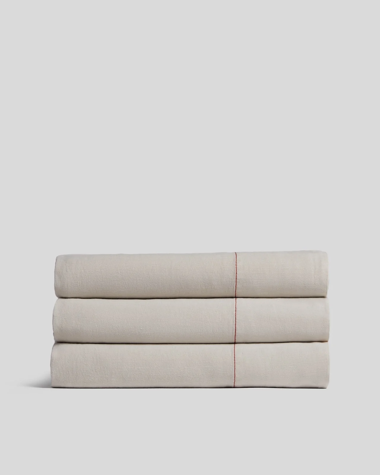 Linen Tencel Top Sheet - FINAL SALE (Bone with Canyon)