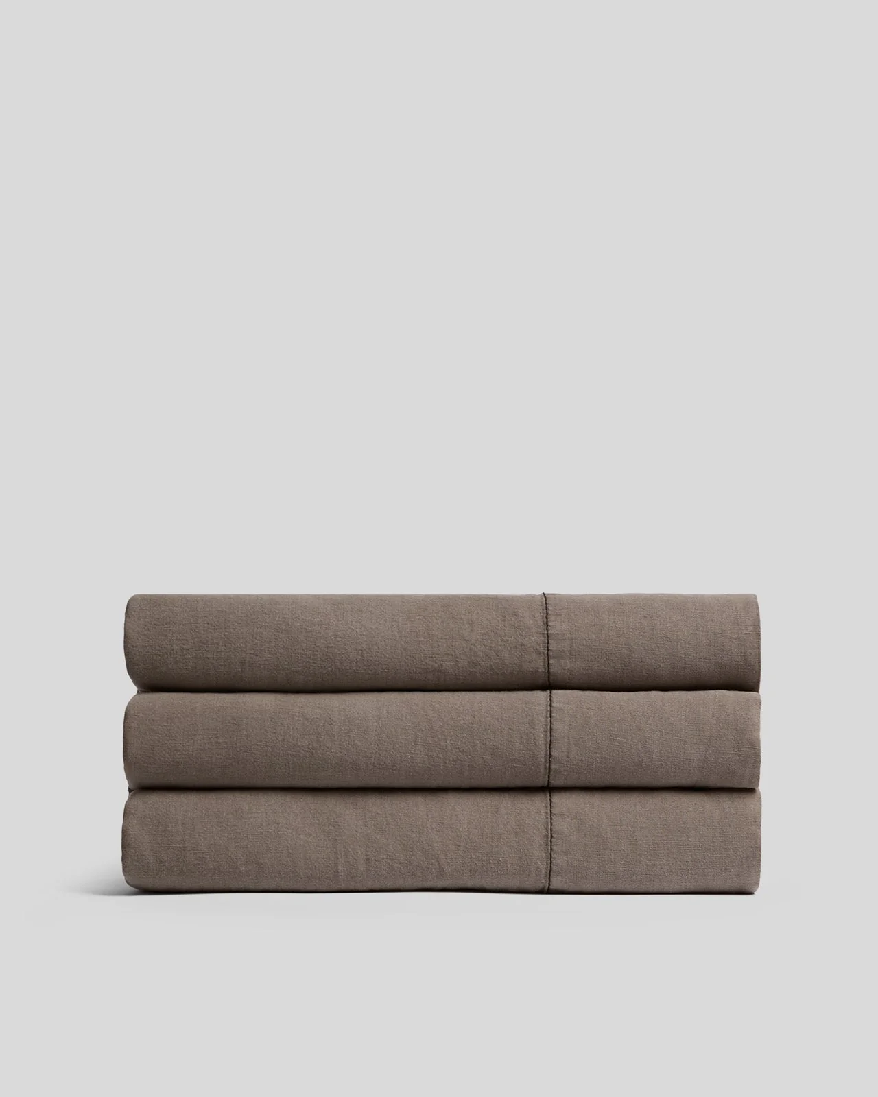 Linen Tencel Top Sheet (Warm Grey)