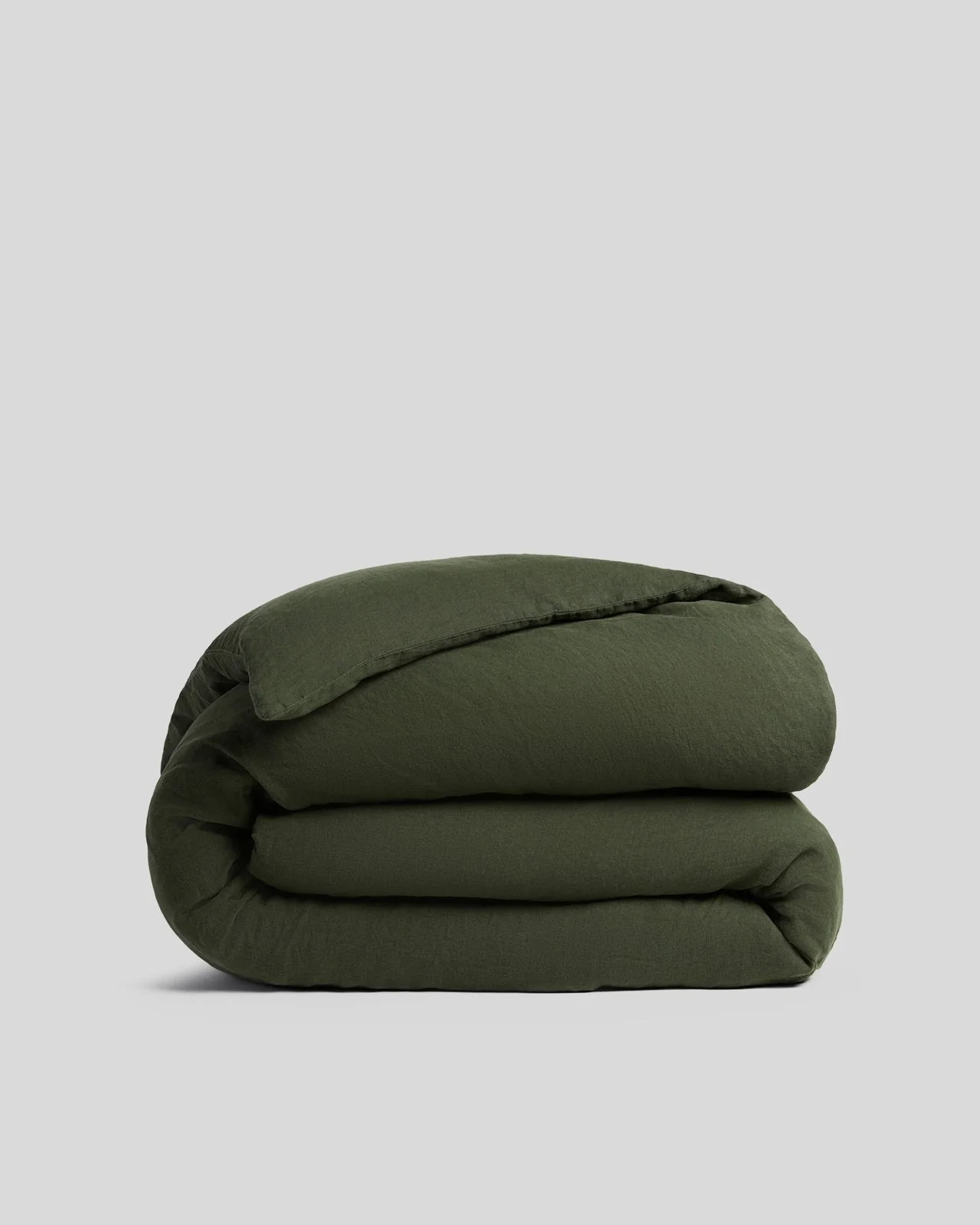 Linen Duvet Cover (Evergreen)
