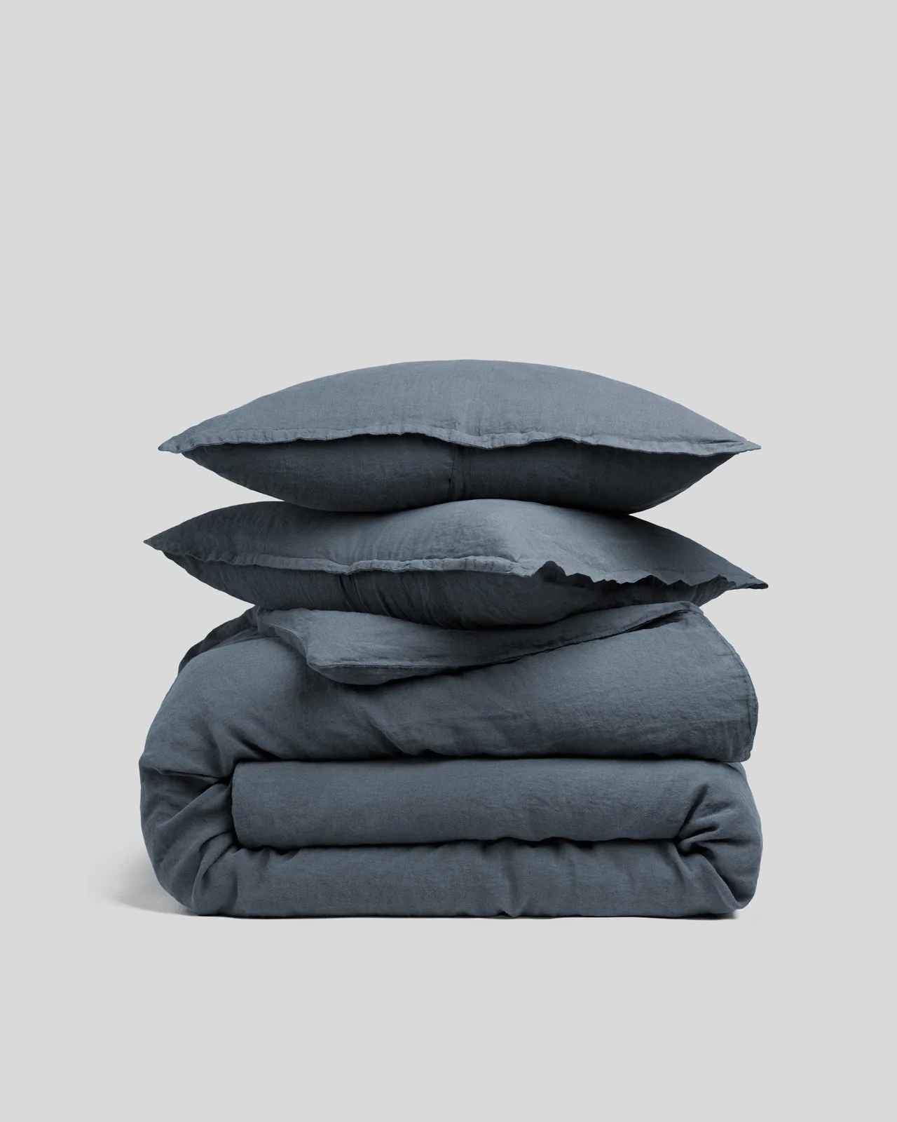 Linen Duvet Cover Set - Dusk F/Q