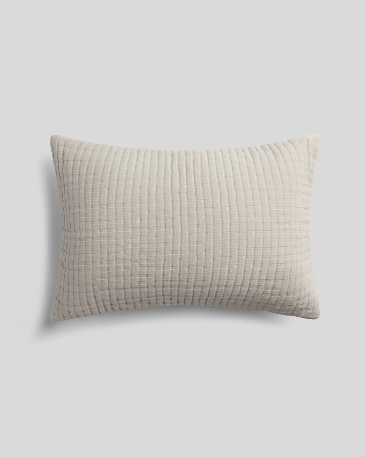 Organic Air Cotton Mini Sham (Bone)