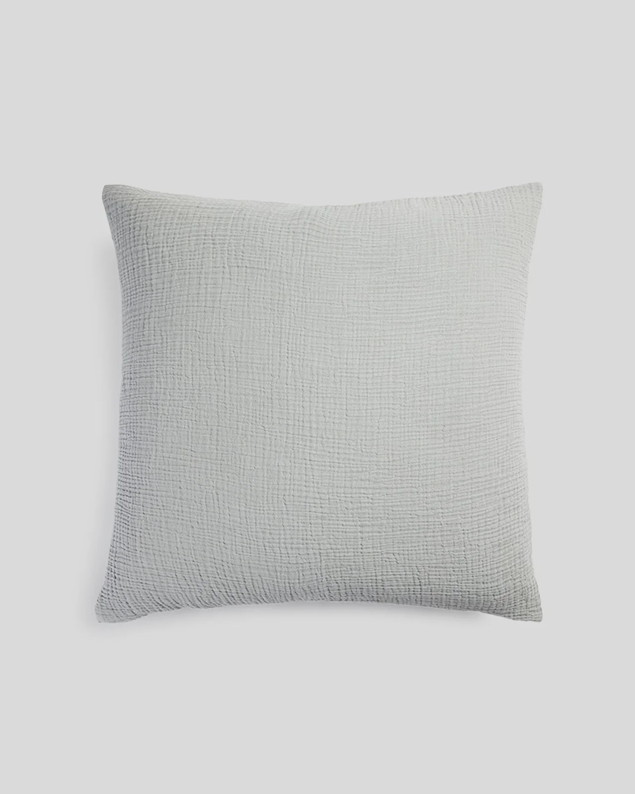 Organic Cloud Cotton Euro Sham - FINAL SALE (Smoke)
