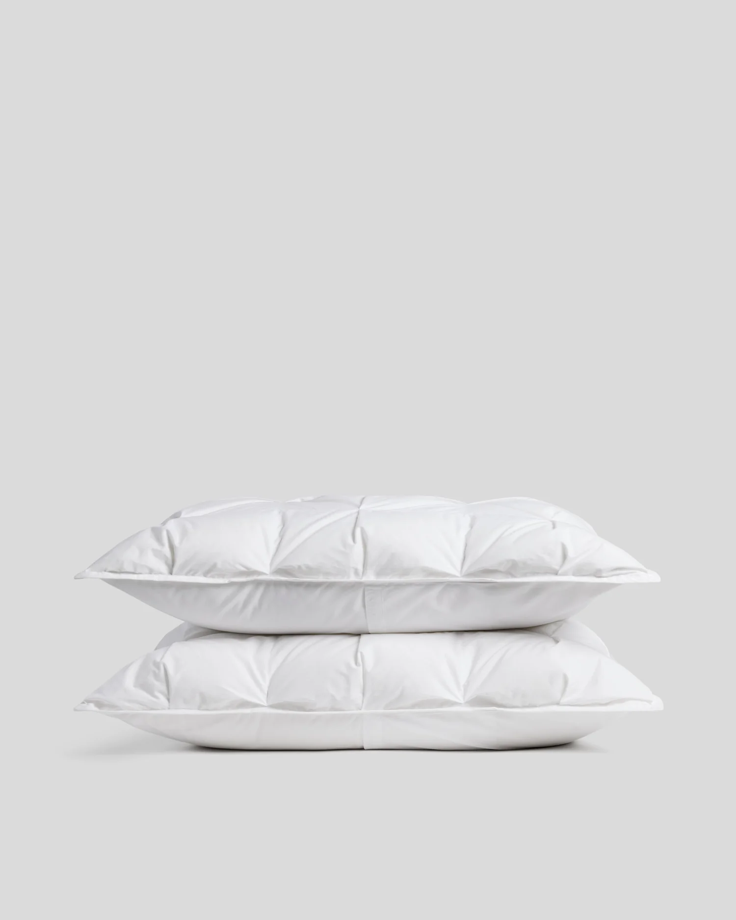 Organic Cotton Puff Shams (White)