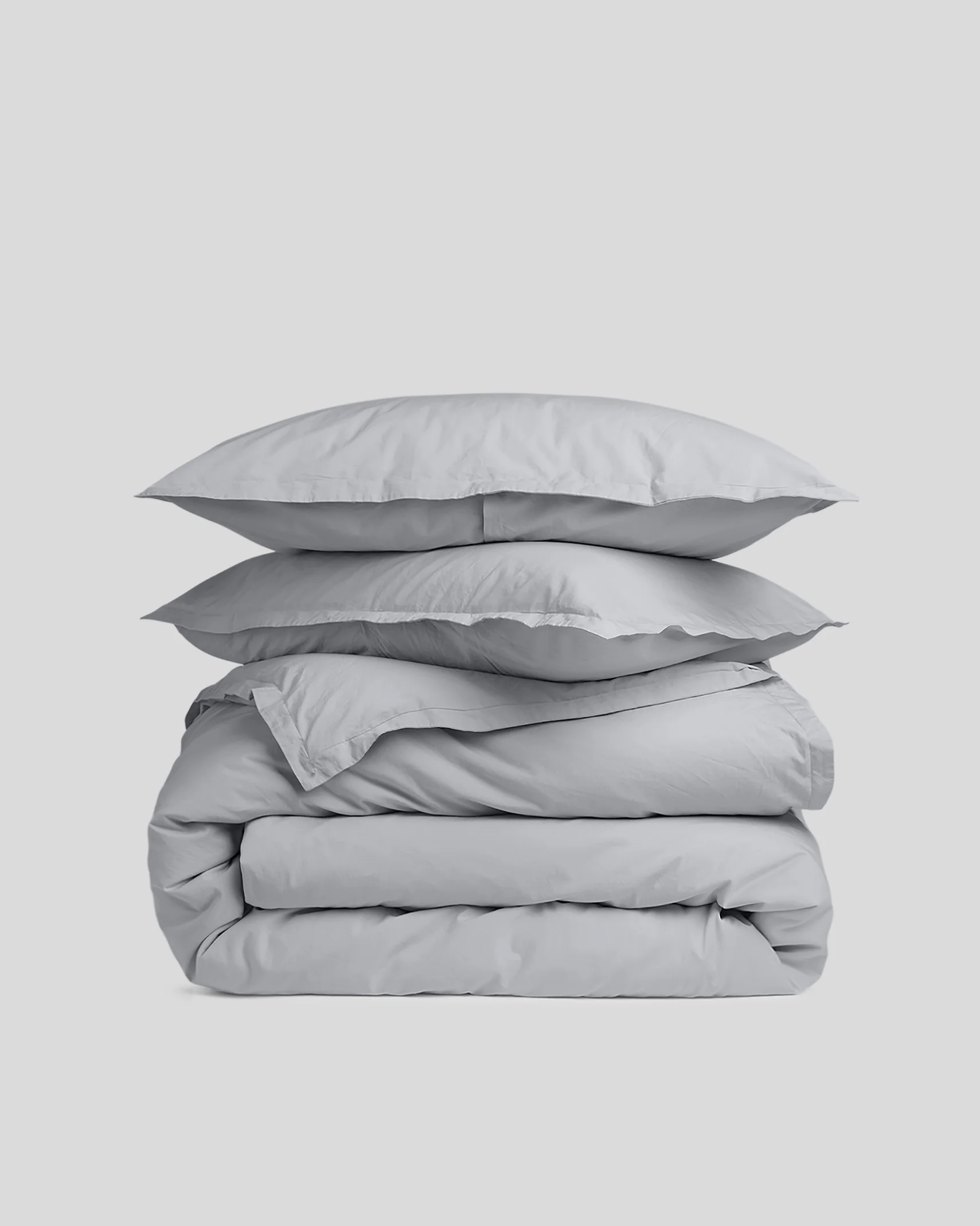 Percale Duvet Cover Set - Sky F/Q