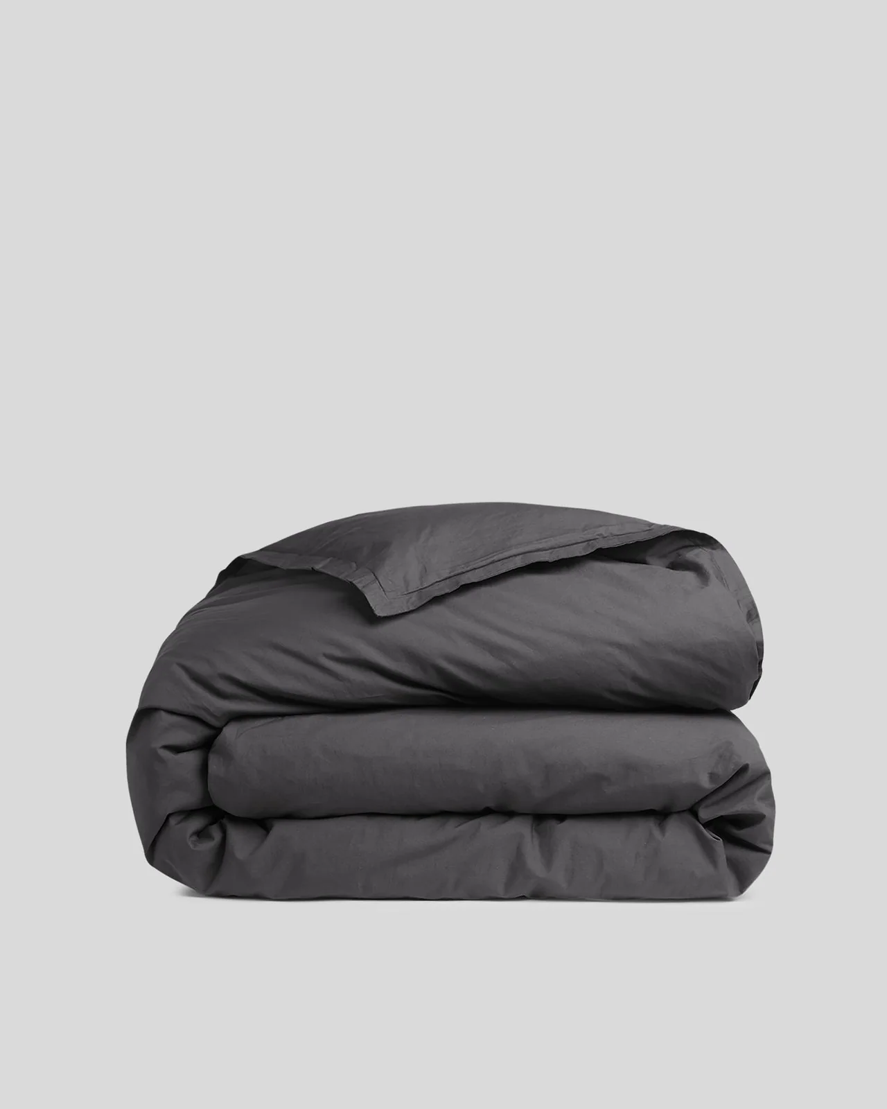 Percale Duvet Cover - FINAL SALE (Slate)