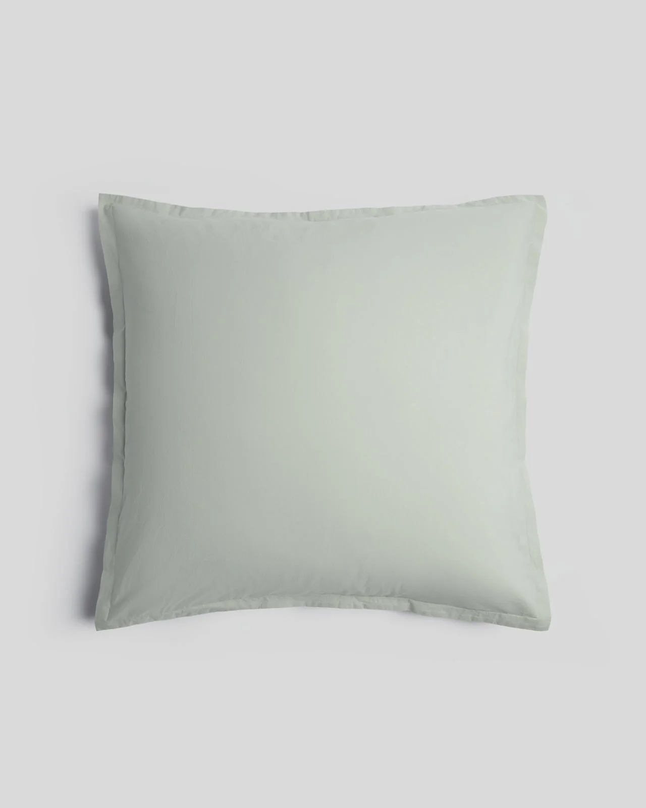 Percale Euro Sham - FINAL SALE (Sage)