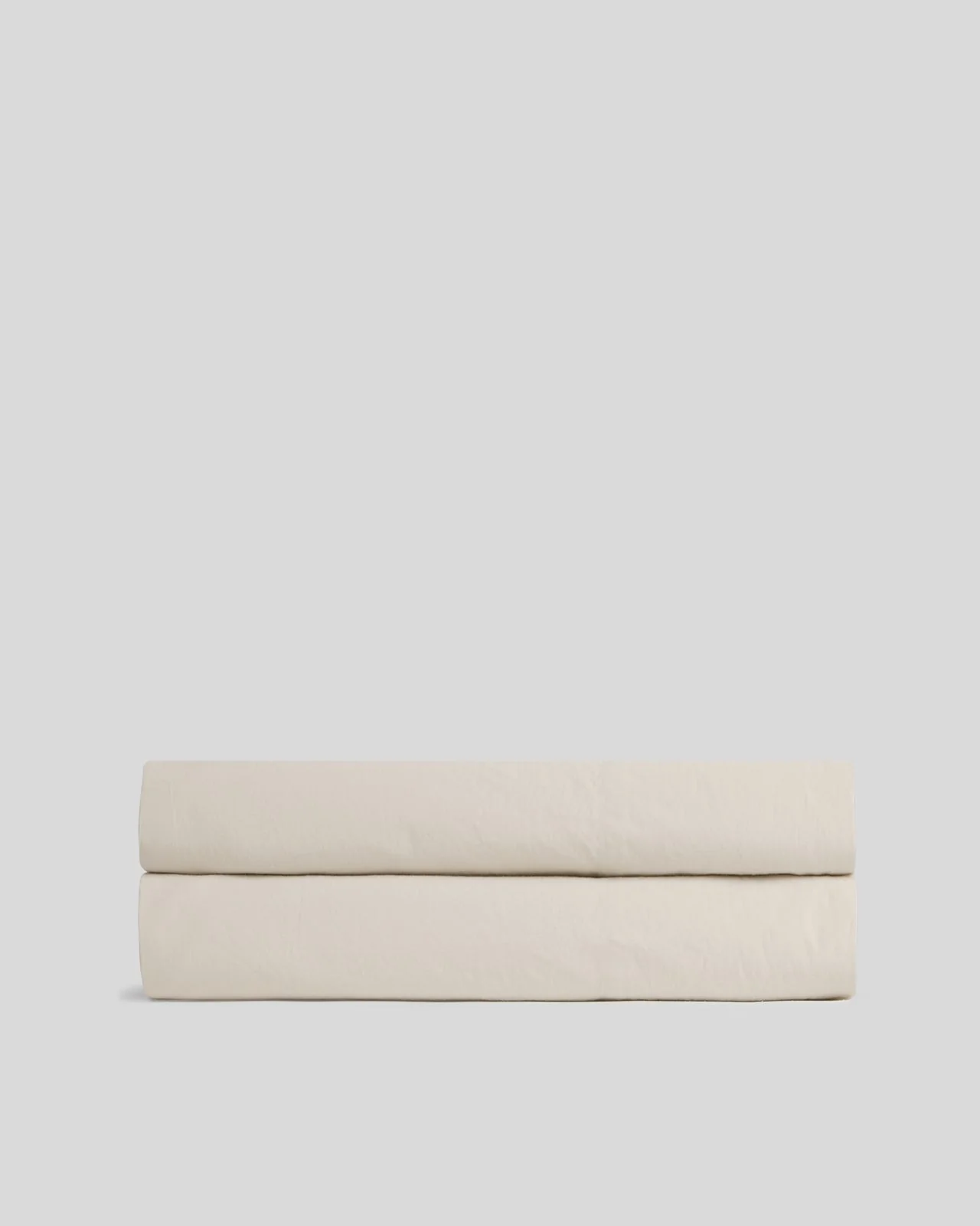 Percale Fitted Sheet (Bone)