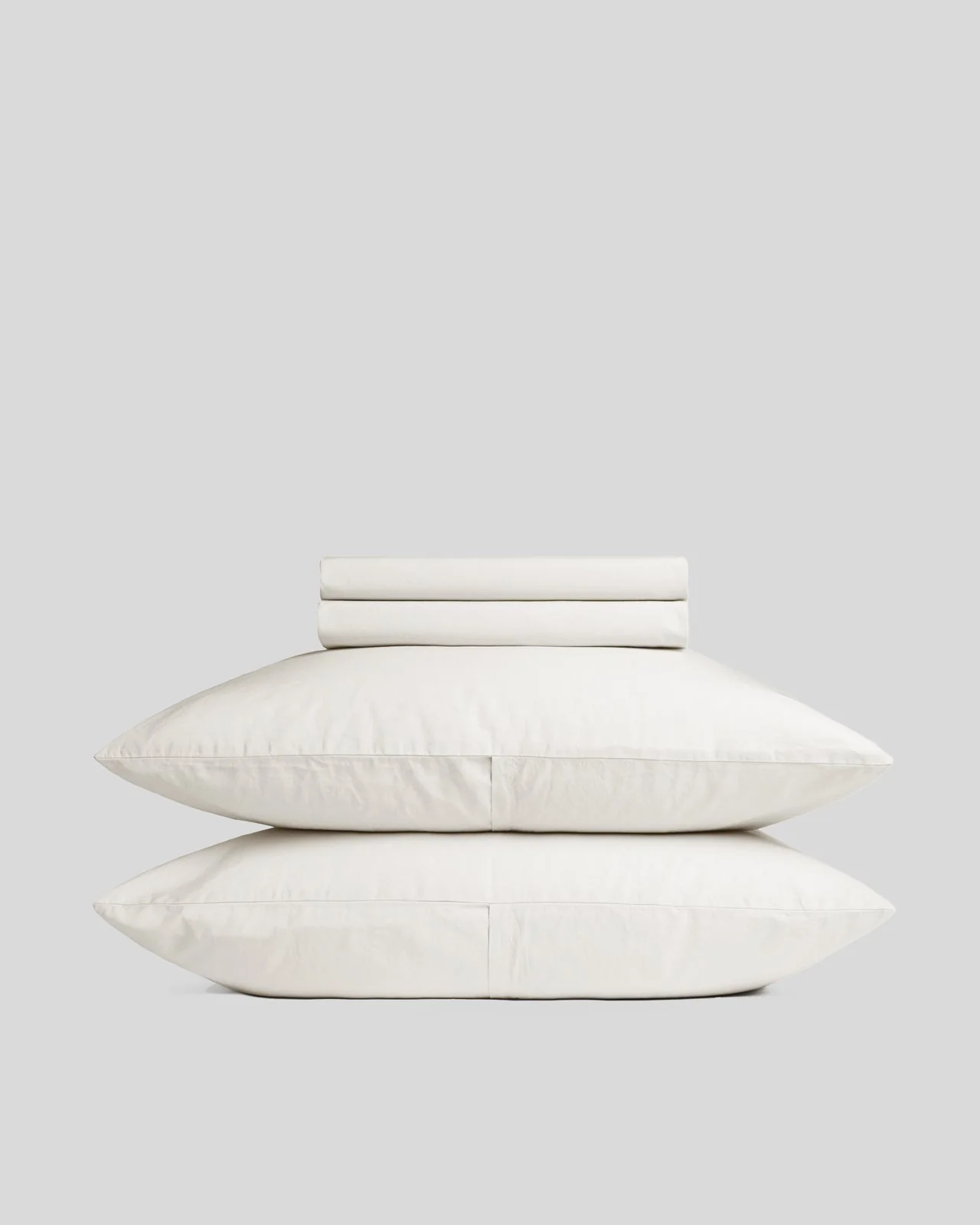 Percale Sheet Set -?Cream F/Q