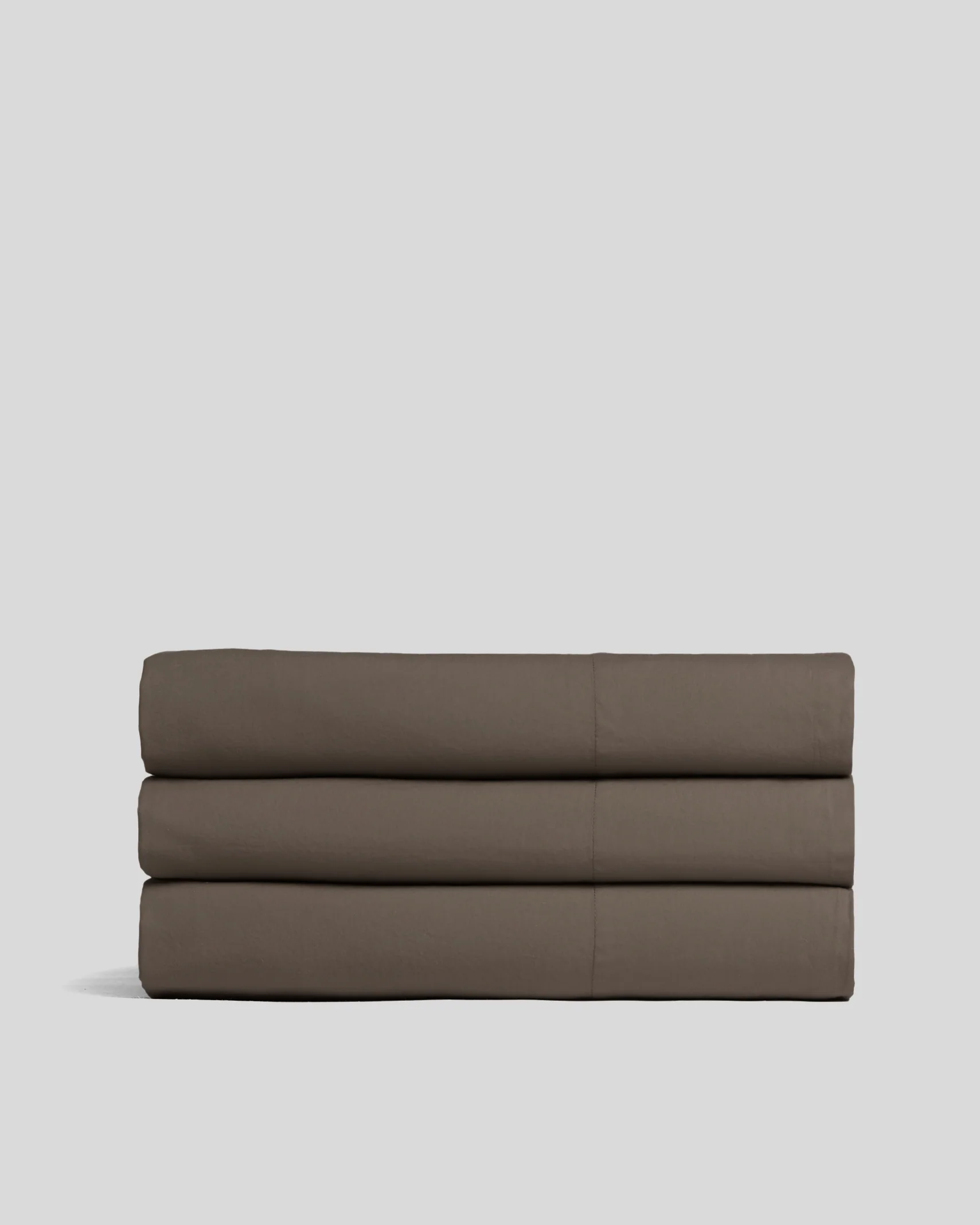 Percale Top Sheet (Warm Grey)