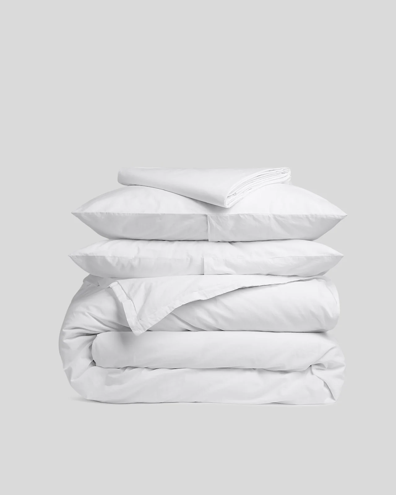Percale Venice Set - White F/Q