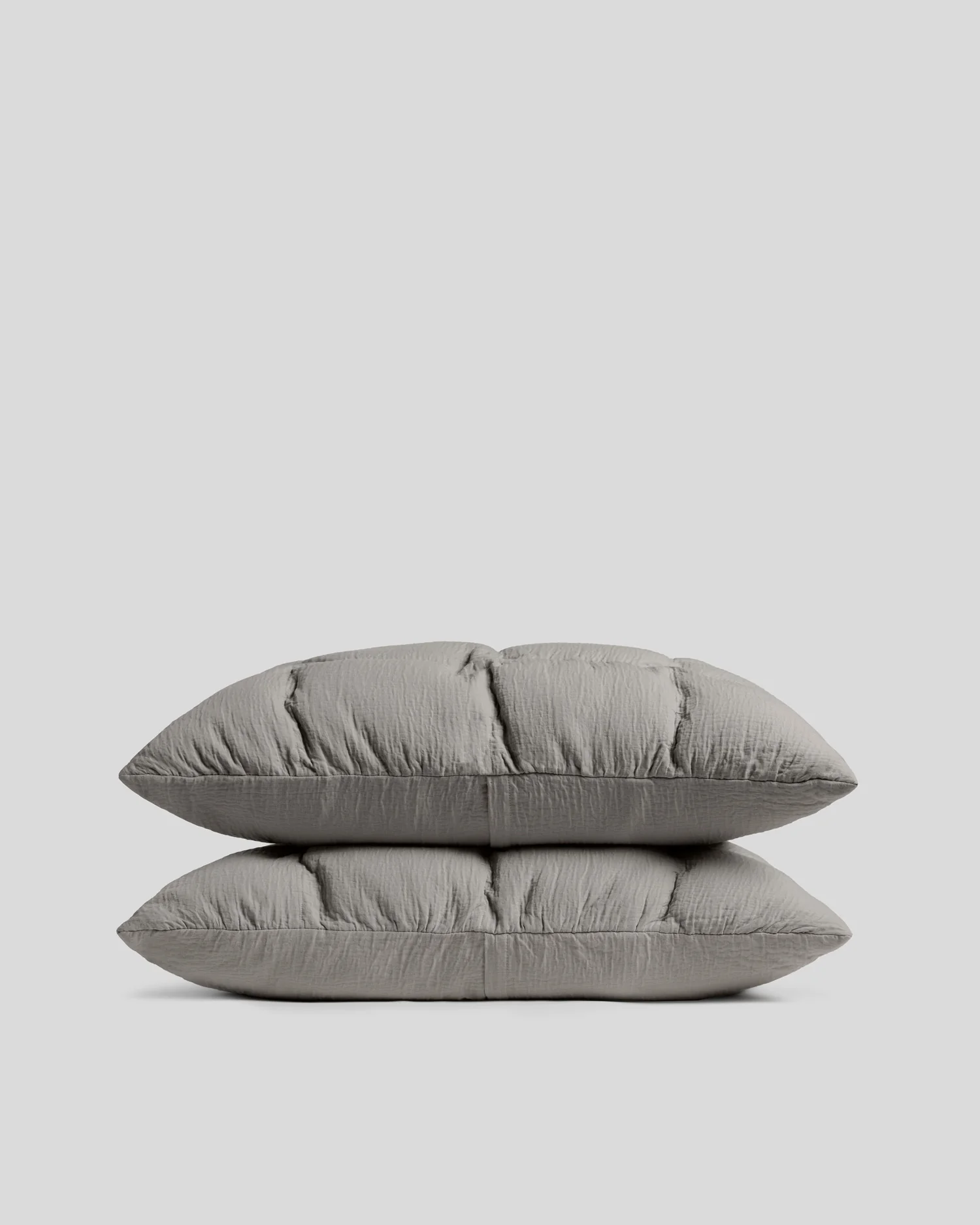 Relaxed Cotton Sham Set (Pebble)
