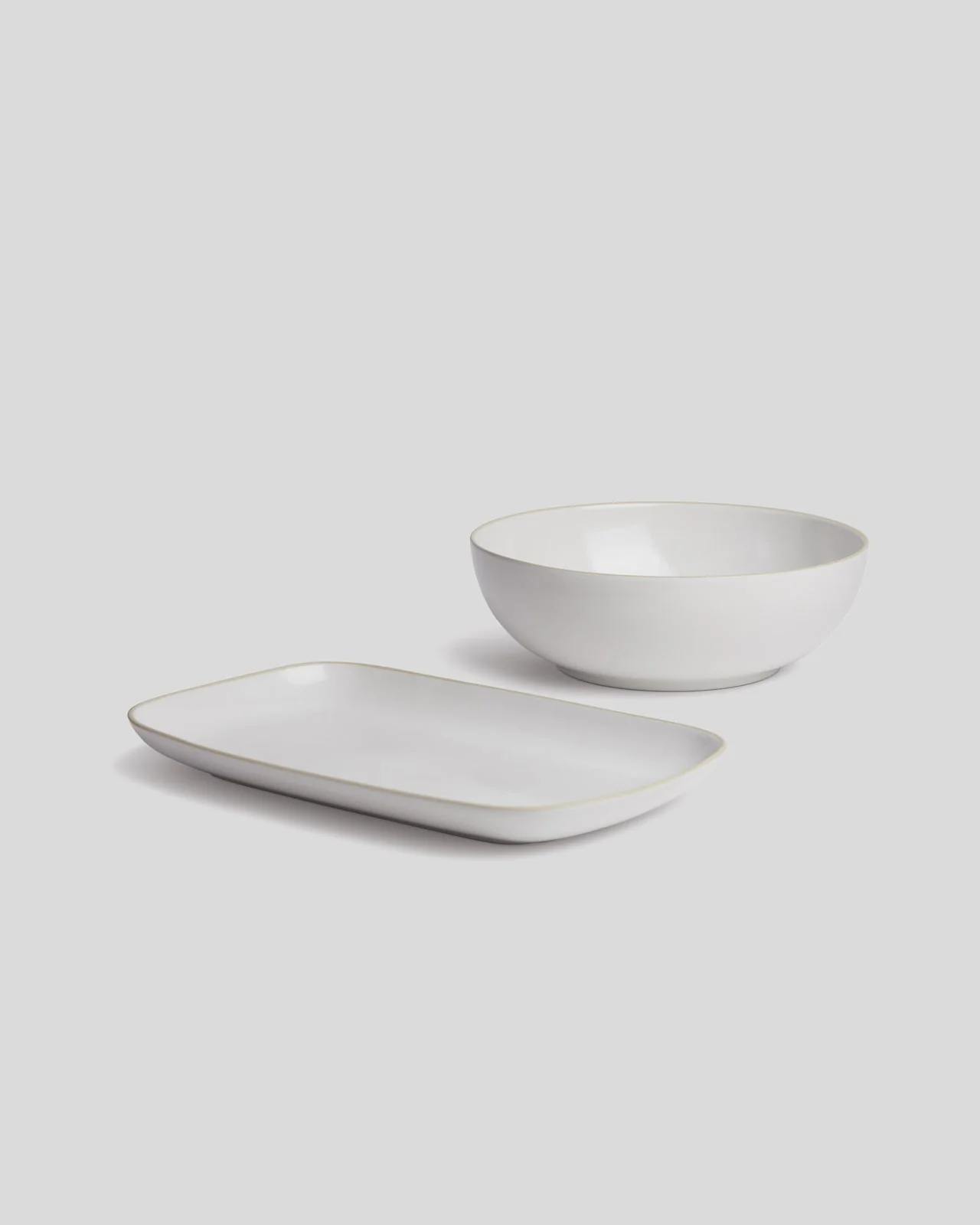 Stoneware Serveware (White)